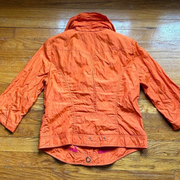 Vintage 80s Renfrew Bright Orange Puff Collar Jacket – Size 8, Made in USA - Picture 9 of 16